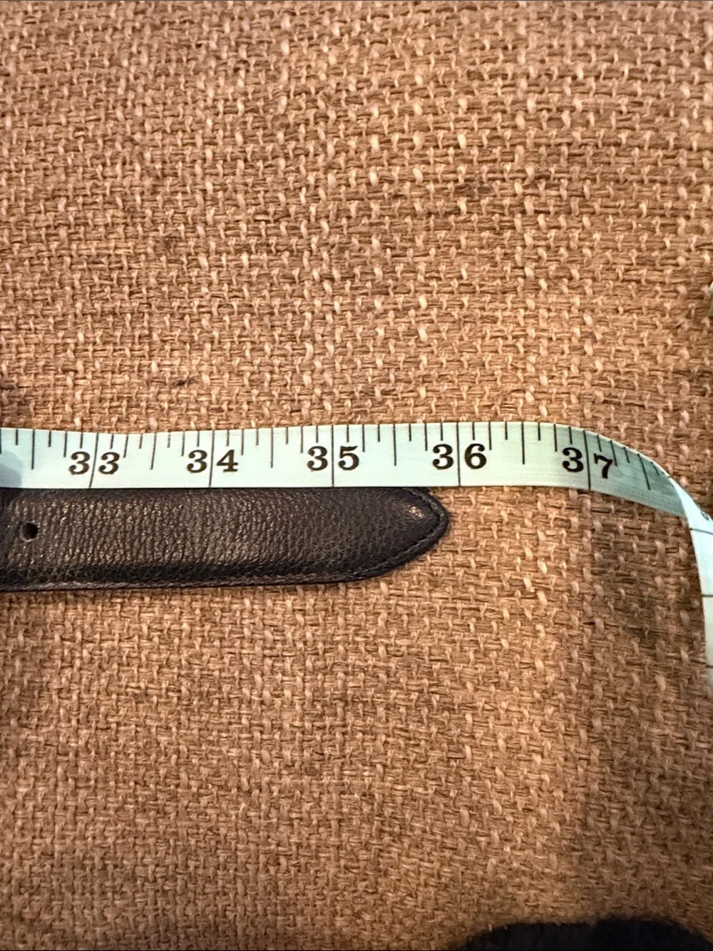 EUC - Longchamp Vintage Navy Leather Belt with Silver Buckle